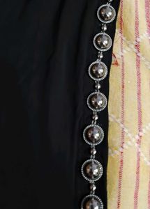 Black Ruffle saree new