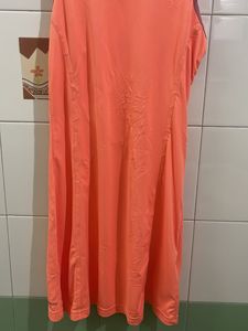 Adidas Orange Sleeveless Athletic Dress