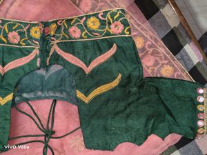 Embroidered Green lehnga with Mirror Work