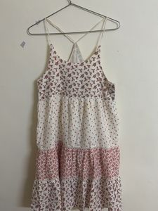 Tiered Floral Mini Dress