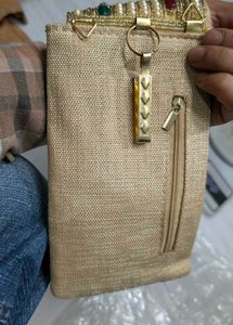 Handcrafted Beaded Clutch Bag