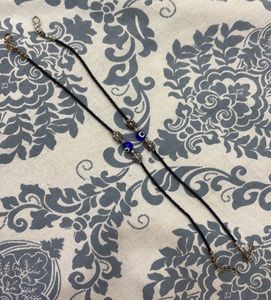 Evil eye anklet