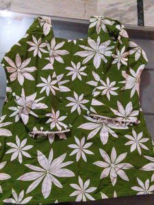 Green Floral Kurta