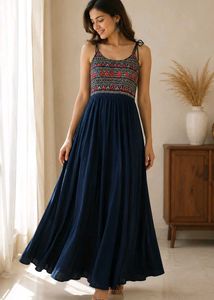 Teal Gown For Women