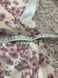 Floral Print Layered Dress