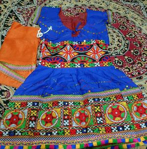 Vibrant Embroidered Lehenga Choli Set