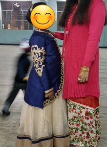 Party Gown With Jacket Set