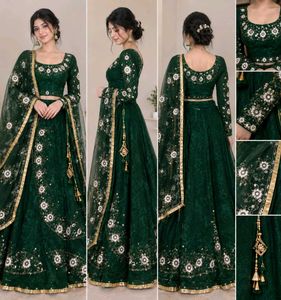 M size Lehnga choli with dupatta new