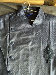 Manyavar Men's Brocade Sherwani Style Kurta