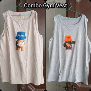 Combo Gym Vest Set–Printed Sando(Pack of 2)