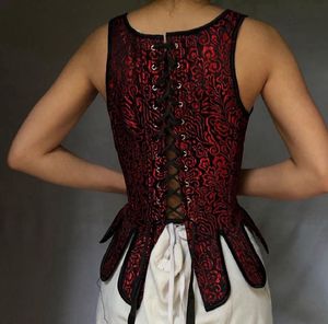 vintage brocade corset top