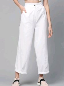 Relaxed Straight Fit Trousers