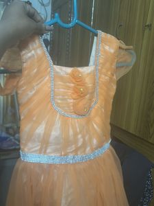 Adorable Peach Party Dress