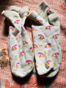 Cute Cherry Print Socks