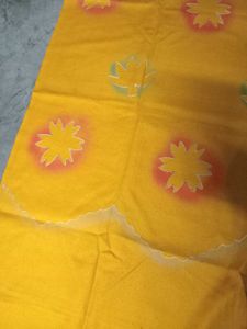 Yellow Floral Shawl