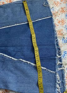 Zara Wide Leg Denim Culottes
