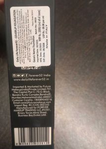 FOREVER52 Coverup Foundation