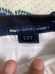 Premium OG French Connection Striped Short Skirt