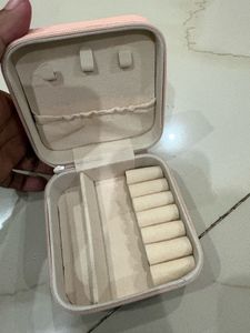 Pink Travel Jewelry Box