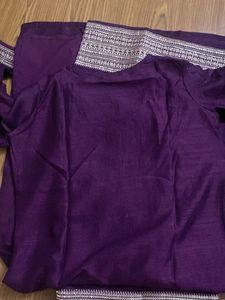 Elegant Purple Embroidered kurta set