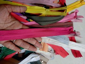 Bulk Lot of Assorted Zippers