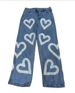 Denim Jeans with Hearts
