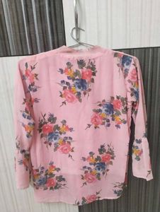 Floral Pink Top