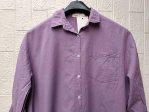 Korean Pintrest Chic premium baggy purple shirt