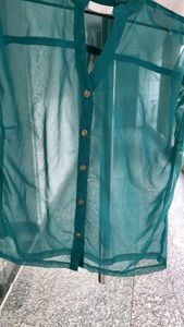 Green Transparent Shirt