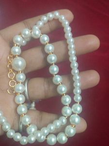 Pearl Mala With Earrings