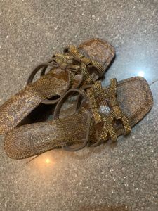 Sparkling Wedge Sandals