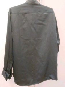 Men's Black Designer Party Shirt