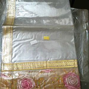 Embroidered dinning table cover with Sequins