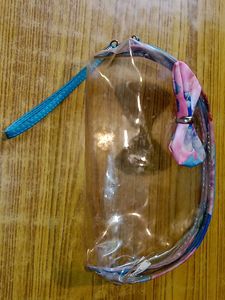 Combo of Pouch Transparent Purse - Set (3 Pcs)