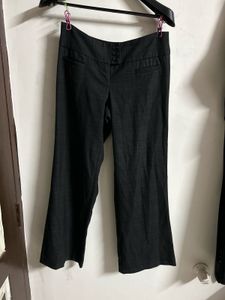 Classic Grey Bootcut Trousers