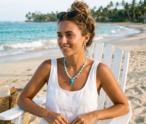 Boho Chic Beaded Necklace Set