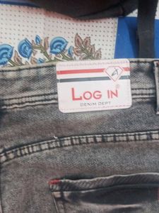 Stylish Grey Acid Wash Jeans