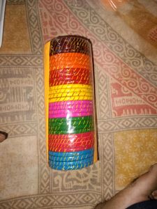 Vibrant Set of Colorful Bangles