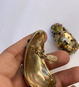 Unique Embellished Statement Earrings