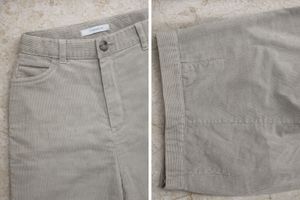 Corduroy Pants - Light Beige