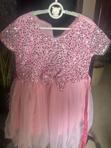 Sparkly Pink Tulle Dress