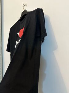 Black 'I Love Quebec' T-Shirt Single Stitch 🇩🇪