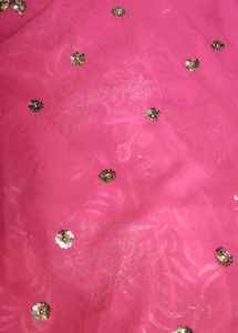 Heavy magenta colour Designer Saree with Heav