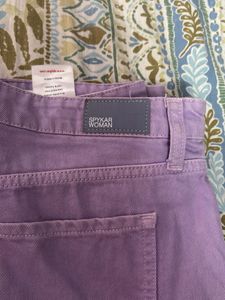 Purple Spykars Woman Jeans