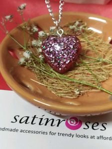 Sparkly Heart Necklace