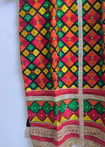 Multicoloured Embroided Kurta