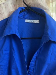 Classic Blue Button-Up Shirt