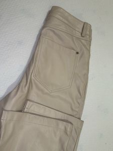 Stylish Beige Flare Leg Pants