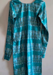 Beautiful Teal Printed Kurta
