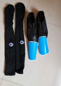 Complete Soccer Set: Cleats, Shin Guards &amp; Socks